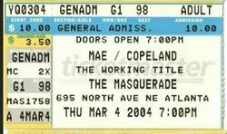 Mae / Copeland / The Working Title on Mar 4, 2004 [516-small]