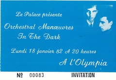 Orchestral Manoeuvres in the Dark / Les Civils on Jan 18, 1982 [158-small]