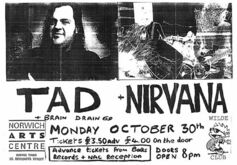 Tad / Nirvana / Brain Drain 69 on Oct 30, 1989 [746-small]