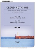 tags: Cloud Nothings, JOHN, Hamburg, Hamburg, Germany, Gig Poster, Molotow - Cloud Nothings / JOHN on May 31, 2023 [070-small]