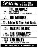 Van Halen / The Runaways / The Quick on Dec 31, 1977 [733-small]