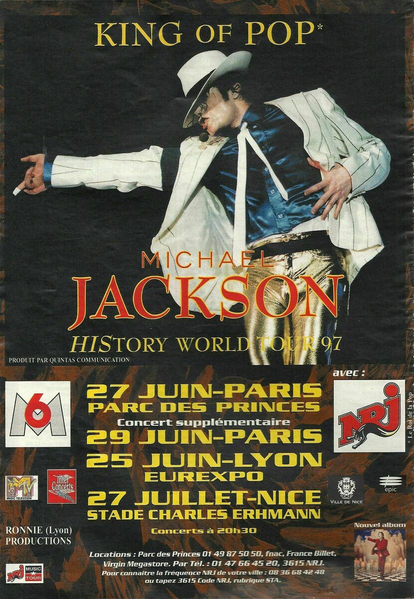 Michael Jackson Concert & Tour History (Updated for 2023 2024) Concert Archives