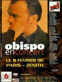 tags: Pascal Obispo, Gig Poster, Advertisement, Zénith Sud - Pascal Obispo on Feb 27, 1998 [353-small]