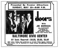The Doors / Insect Trust / The Rig on May 10, 1970 [401-small]