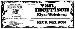 Van Morrison / Elyse Weinberg on Apr 28, 1970 [432-small]