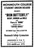 Iron Butterfly / Pinera & Rhino / savage grace on Sep 26, 1970 [444-small]