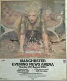 tags: Madonna, Manchester, England, United Kingdom, Advertisement, Gig Poster, AO Arena - Madonna on Aug 15, 2004 [598-small]