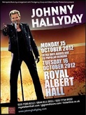 tags: Johnny Hallyday, London, England, United Kingdom, Gig Poster, Advertisement, Royal Albert Hall - Johnny Hallyday on Oct 15, 2012 [234-small]