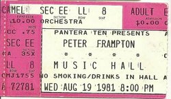 Peter Frampton on Aug 19, 1981 [357-small]