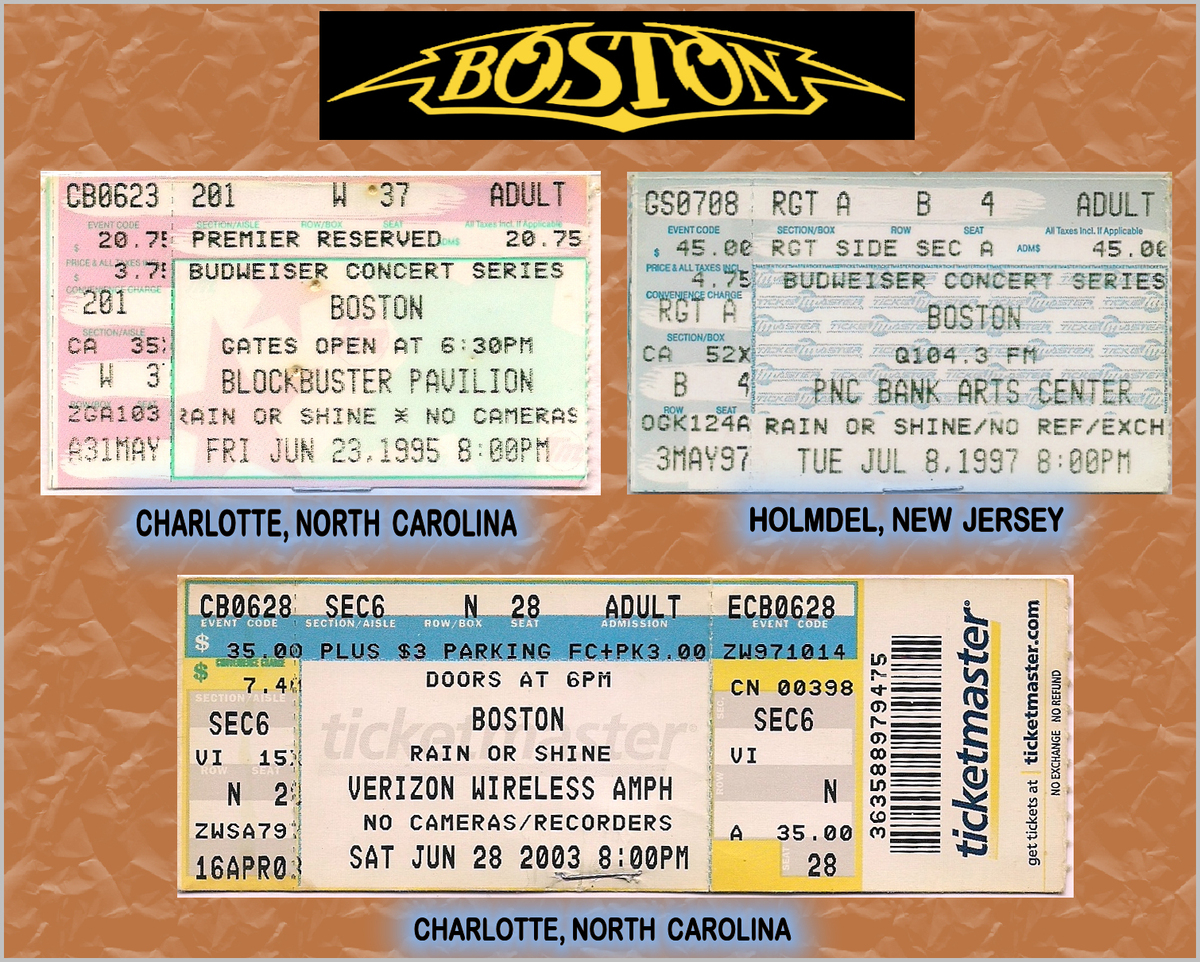 Jul 08, 1997 Boston at PNC Bank Arts Center Holmdel, New Jersey