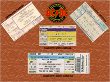 AC/DC -- Guitar Rock To The Max - My 4 AC/DC Concerts, tags: AC/DC, Ticket - AC/DC / Wide Mouth Mason on Mar 31, 2001 [374-small]
