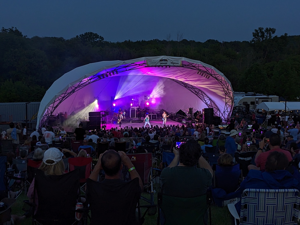 Concert History of Perinton Center Park Amphitheater Fairport, New York