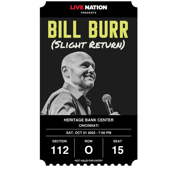 Bill Burr Concert & Tour History (Updated for 2023) Concert Archives
