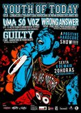 Youth Of Today / Uma Só Voz / Wrong Answer / Guilty on May 6, 2011 [963-small]