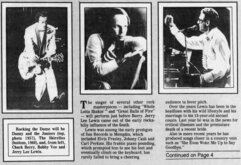 Chuck Berry / Jerry Lee Lewis / The Shirelles / the coasters / bobby vee / Danny & The Juniors on Aug 19, 1984 [133-small]