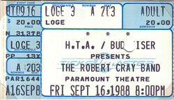 The Robert Cray Band / John Lee Hooker on Sep 16, 1988 [154-small]