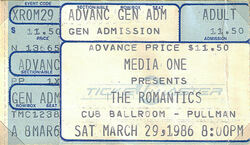 The Romantics on Mar 29, 1986 [185-small]