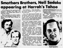 the smothers brothers / Neil Sedaka on Jul 12, 1975 [265-small]