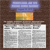 Ted Nugent -- Pennsylvania Jam 1979, tags: Ted Nugent, Wilkes-Barre, Pennsylvania, United States, Ticket, Article, Pocono Downs Racetrack - Pennsylvania Jam 1979 on Aug 19, 1979 [436-small]