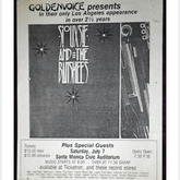 Siouxsie & The Banshees / Gun Club / Test Department on Jul 7, 1984 [684-small]