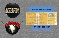 Outlaws and Molly Hatchet, tags: Blackfoot, Outlaws, Atlanta, Georgia, United States, Ticket, The Omni (Omni Coliseum) - Blackfoot / Outlaws on Dec 29, 1981 [686-small]