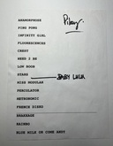 Stereolab setlist 4, tags: Setlist - Stereolab / Bitchin' Bajas on Sep 29, 2019 [691-small]