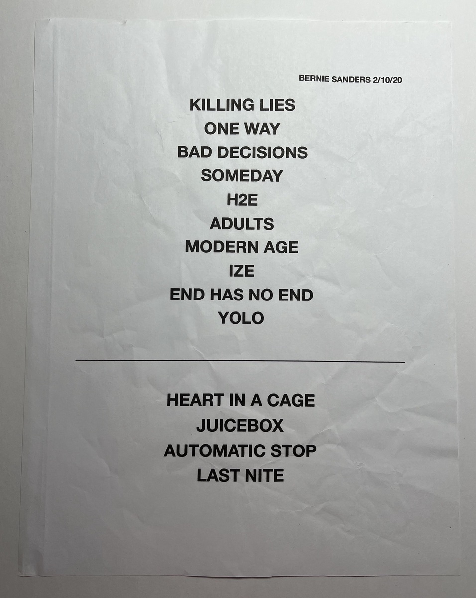 strokes tour 2023 setlist