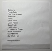 Luna setlist, tags: Setlist - Luna / The Natvral on Nov 15, 2021 [724-small]