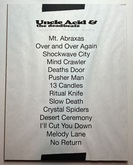 Uncle Acid & the Deadbeats setlist, tags: Setlist - Uncle Acid & The Deadbeats / King Buffalo on Mar 3, 2022 [747-small]