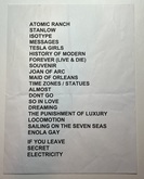 Orchestral Manoeuvres in the Dark setlist, tags: Setlist - Orchestral Manoeuvres in the Dark / In the Valley Below on Apr 27, 2022 [808-small]