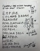 Frankie & the Witch Fingers setlist, tags: Setlist - Frankie and the Witch Fingers / GIFT (USA) / Sunshine Spazz on Jul 30, 2022 [825-small]