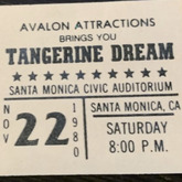 Tangerine Dream / Lazerium on Nov 22, 1980 [840-small]