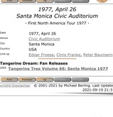 Tangerine Dream / Lazerium on Apr 26, 1977 [855-small]
