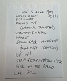 Peel Dream Magazine setlist, tags: Setlist - Winter / Peel Dream Magazine / Kicker / Ylaiali on Nov 5, 2022 [888-small]