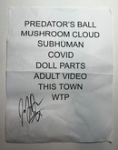 Uni & the Urchins setlist, tags: Setlist - The Dandy Warhols / UNI and The Urchins on Mar 3, 2023 [919-small]
