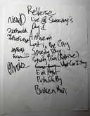 Reverse setlist, tags: Setlist - The Last Martyr / This Island Earth / All Around / Reverse / Mom Cheese on Jul 7, 2022 [007-small]