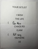 All Around setlist, tags: Setlist - The Last Martyr / This Island Earth / All Around / Reverse / Mom Cheese on Jul 7, 2022 [009-small]