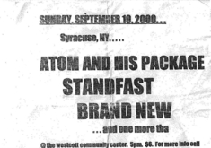 Brand New / Atom & His Package on Sep 10, 2000 [355-small]