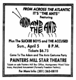 Adam Ant / Slickee Boys / The Accused on Apr 5, 1981 [510-small]