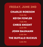Friday, June 2 on the Tomes Auto Group Main Stage, Charlie Robison / Kevin Fowler / Chris Knight / John Baumann / The Buffalo Ruckus on Jun 2, 2023 [776-small]