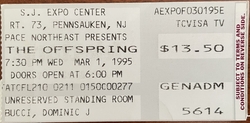 The Offspring / Quicksand / No Use For A Name on Mar 1, 1995 [824-small]