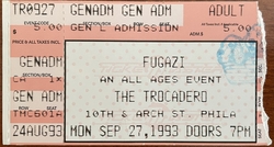 Fugazi / Rancid on Sep 27, 1993 [909-small]