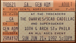 The Dwarves / Scab Cadillac on Jun 21, 1992 [971-small]