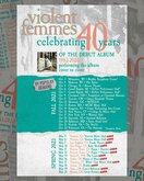 Official Tour Poster, Violent Femmes / Quintron and Miss Pussycat on Oct 17, 2023 [161-small]