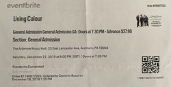 Living Colour / The Ill Fated Natives on Dec 21, 2019 [256-small]