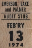 Emerson, Lake & Palmer / Back Door on Feb 13, 1974 [301-small]