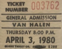 Van Halen / Rail on Apr 3, 1980 [330-small]