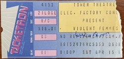 Violent Femmes / luka bloom on Apr 15, 1989 [909-small]