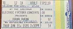 Duran Duran / The Pursuit of Happiness on Jan 19, 1989 [910-small]