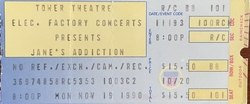 Jane's Addiction / The Buck Pets on Nov 19, 1990 [912-small]